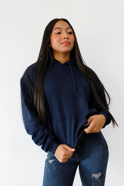 Hoodie azul marino